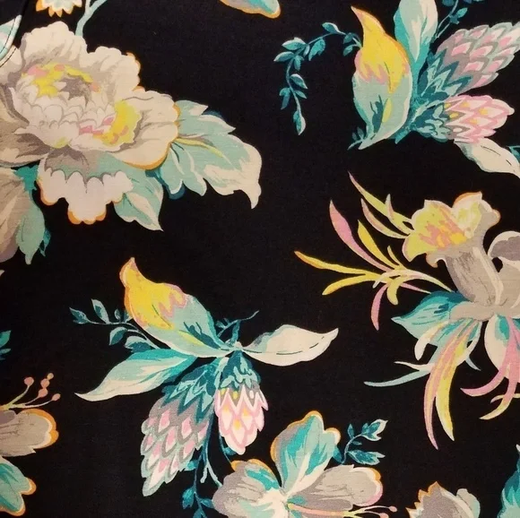 Nwt Ann Taylor S SMALL Floral Print Pull On Dress - Picture 6 of 8